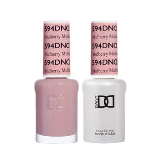 Daisy DND Gel Polish - Mulberry #594 (with Free Matching Polish)