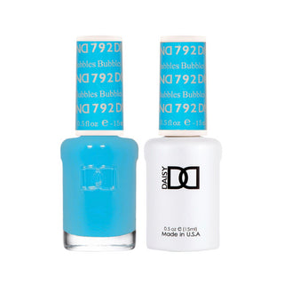 Daisy DND Gel Polish - Bubbles #792 (with Free Matching Polish)