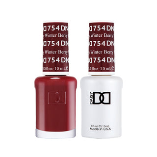 Daisy DND Gel Polish - Winter Berry #754 (with Free Matching Polish)
