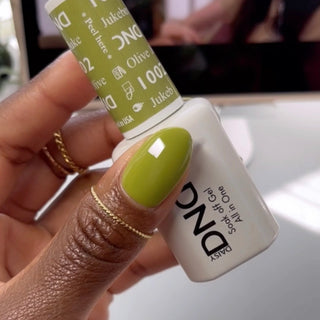 Daisy DND Gel Polish - Jukebox Olive #1002 (with Free Matching Polish)