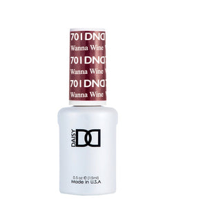 Daisy DND Gel Polish - Wanna Wine #701