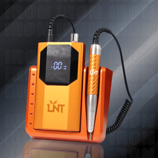 LNT IRON Brushless Nail Drill 40,000 RPM - Metal Orange