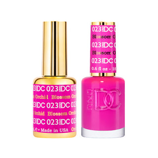 DND DC Gel Polish - Blossom Orchid #023 (with Free Matching Polish)