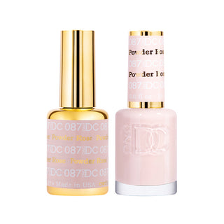 DND DC Gel Polish - Rose Powder #087 (with Free Matching Polish)