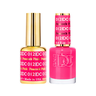 DND DC Gel Polish - Peacock Pink #012 (with Free Matching Polish)