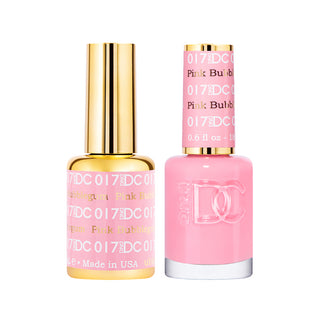 DND DC Gel Polish - PinK Bubblegum #017 (with Free Matching Polish)