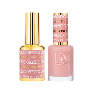 DND DC Gel Polish - Shell Pink #082 (with Free Matching Polish)