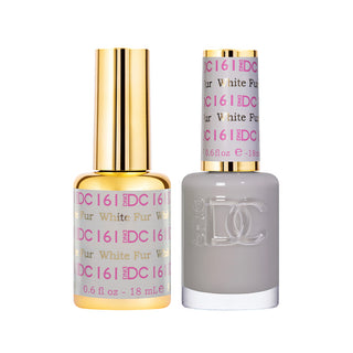 DND DC Gel Polish - White Fur #161 (with Free Matching Polish)
