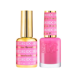 DND DC Gel Polish - Lotus Flowerbomb #282 (with Free Matching Polish)