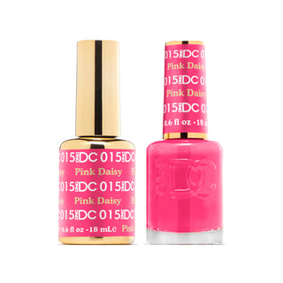 DND DC Gel Polish - Pink Daisy #015 (with Free Matching Polish)