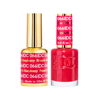 DND DC Gel Polish - French Raspberry #066 (with Free Matching Polish)