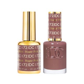 DND DC Gel Polish - Sugar Pink #172 (with Free Matching Polish)