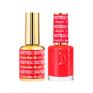 DND DC Gel Polish - Canadian Maple #007 (with Free Matching Polish)