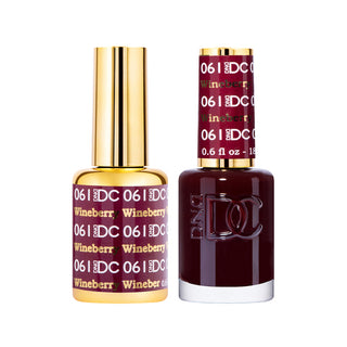 DND DC Gel Polish - Wineberry #061 (with Free Matching Polish)