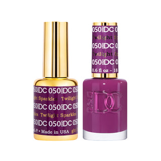 DND DC Gel Polish - Twilight Sparkles #050 (with Free Matching Polish)