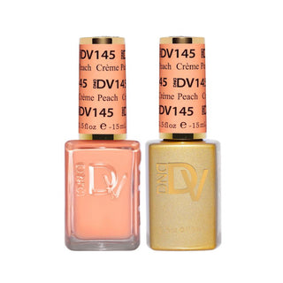 Daisy DND Gel Polish - Crème Peach DIVA #145 (with Free Matching Polish)