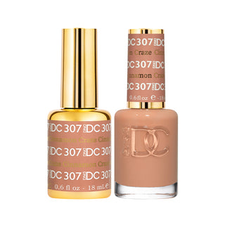 DND DC Gel Polish - Cinnamon Craze #307 (with Free Matching Polish)