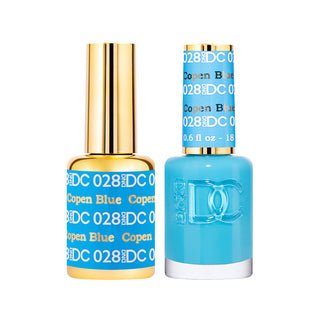 DND DC Gel Polish - Copen Blue #028 (with Free Matching Polish)