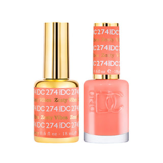DND DC Gel Polish - Zesty Vibes #274 (with Free Matching Polish)