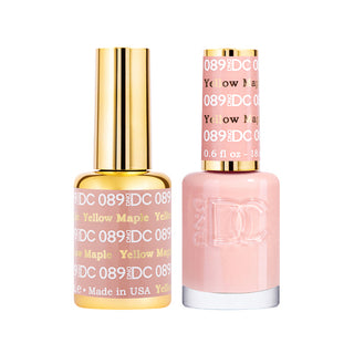 DND DC Gel Polish - Yellow Maple #089 (with Free Matching Polish)