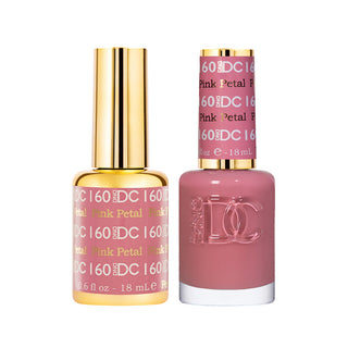 DND DC Gel Polish - Pink Petal #160 (with Free Matching Polish)