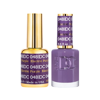 DND DC Gel Polish - Electric Purple #048 (with Free Matching Polish)