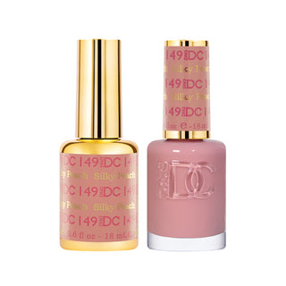 DND DC Gel Polish - Silky Peach #149 (with Free Matching Polish)