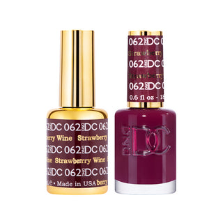 DND DC Gel Polish - Strawberry Wine #062 (with Free Matching Polish)
