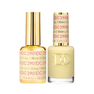 DND DC Gel Polish - U Shine, I Shine #290 (with Free Matching Polish)