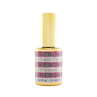 DND DC Platinum Gel Polish - Ruby Pink (LAZER Pink) #196