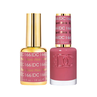 DND DC Gel Polish - Hard Pink #166 (with Free Matching Polish)