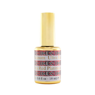 DND DC Platinum Gel Polish - Ultra Red #184