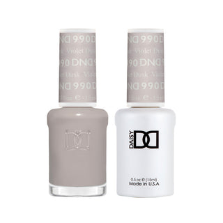 Daisy DND Gel Polish - Violet Dusk #990 (with Free Matching Polish)