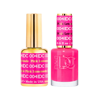 DND DC Gel Polish - Pink Lemonade #004 (with Free Matching Polish)