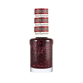 Daisy DND Nail Polish - Red Eyeshadow #675