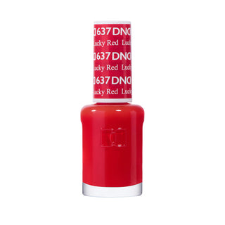 Daisy DND Nail Polish - Lucky Red #637