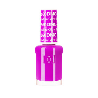 Daisy DND Nail Polish - Indigo Glow #660