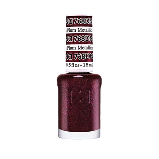 Daisy DND Nail Polish - Metallica Plum #768