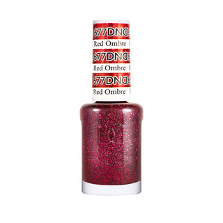 Daisy DND Nail Polish - Red Ombre #677