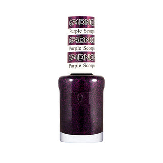 Daisy DND Nail Polish - Purple Scorpio #674