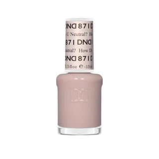 Daisy DND Nail Polish - How Do U Neutral? #871